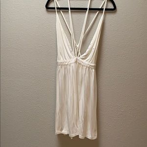 Off White Strappy Dress